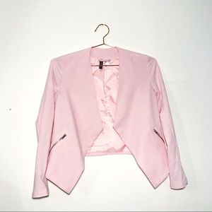 Divided Pink Cropped Blazer - NWOT